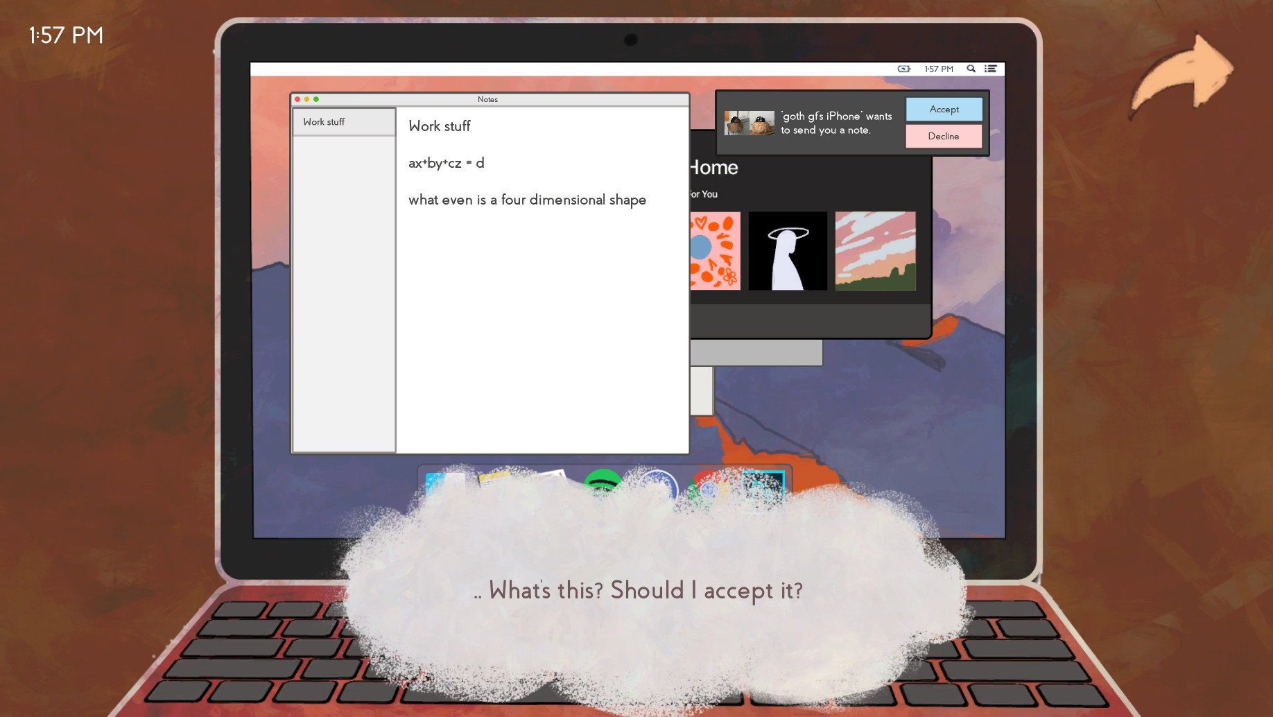 missed messages. screenshot 3